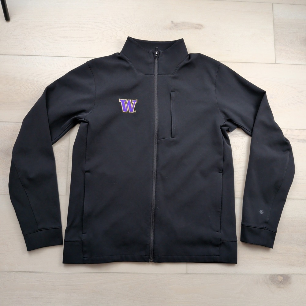 Lululemon Sojourn Jacket University of Washington Huskies UW Mens L Full Zip